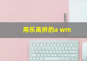 用乐高拼的a wm